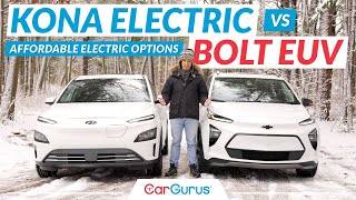 Chevy Bolt EUV vs Hyundai Kona Electric [upl. by Enaj]