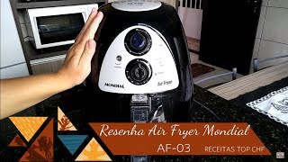 A MELHOR FRITADEIRA SEM ÓLEO AIR FRYER MONDIAL AF03 ⭐⭐⭐⭐⭐ 🍴 TOP CHEF [upl. by Allissa]