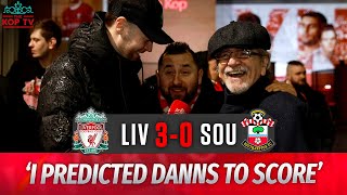 Liverpool 30 Southampton  I Predicted Danns To Score  Fan Cam  Frank [upl. by Ahsier]