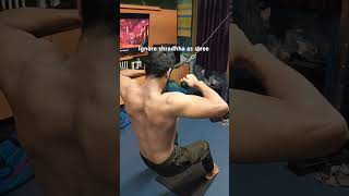 Cable face pull for rear delts gym motivation progress gymexercises athlete new [upl. by Lulu]