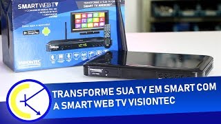 Transforme Sua TV em Smart e Digital com o Conversor Visiontec VT7700 Smart Web Tv Android [upl. by Adnahcir]