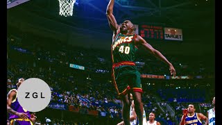 Shawn Kemp Scoring Skills Highlights Compilation [upl. by Urbannal]