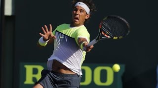 Rafael Nadal Vs Lukas Rosol  2014 Qatar ExxonMobil Open Highlights [upl. by Ahsaf736]