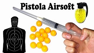 Como Hacer una Pistola de Aire Comprimido Fácil y Potente [upl. by Adilen]