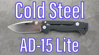 Cold Steel AD15 Lite  Affordable Scorpion Lock [upl. by Nnovahs241]