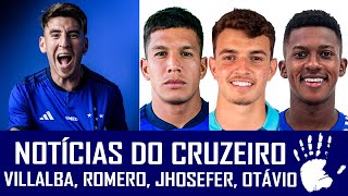 NOTÍCIAS DO CRUZEIRO VILLALBA LUCAS ROMERO OTÁVIO E JHOSEFER NO VALLADOLID [upl. by Macegan]