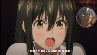 Himeragi wants kojo to suck her blood strike the blood S5 ep 1 [upl. by Eelarbed]