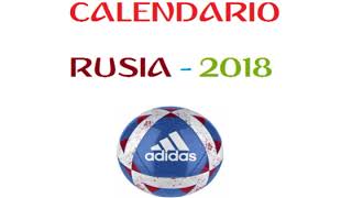 DESCARGAR  CALENDARIO RUSIA 2018  EN EXCEL FREE  GRATIS [upl. by Kaliski]