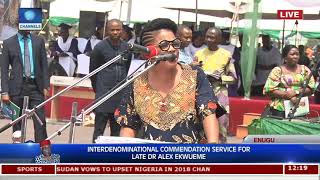 Bishop Chukwuma Dignitaries Honour Ekwueme At Commendation Service Pt 13 [upl. by Ellered]