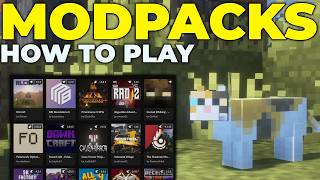 How To Get Modpacks in Minecraft Java Edition [upl. by Ahseneuq]