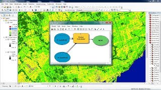 Calculating NDVI In ArcGIS using ModelBuilder [upl. by Romina128]