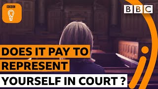 Does it pay to represent yourself in court 🤔👩🏼‍💼 BBC [upl. by Aivatra]