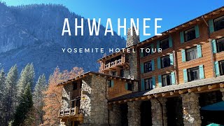 THE AHWAHNEE HOTEL TOUR  YOSEMITE NATIONAL PARK travelvlog [upl. by Malka712]