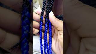 trenzas sueltas con negro y azul hairstyles music trenzasafricanas hairstyles hair braids son [upl. by Womack]