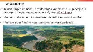 2VWO DeGeo H2§3 Het stroomgebied van de Rijn [upl. by Orecic]