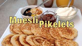 Muesli Pikelet Hotcakes cheekyricho Tutorial [upl. by Thane856]