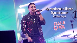 Dale Q´ Va  Aprenderás a llorar  Oye mi amor en vivo Forja [upl. by Anirbes257]