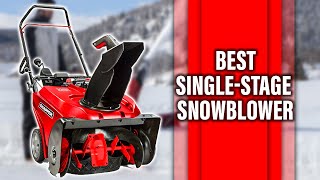 Best SingleStage Snowblower  A Handy List Our Favorite Picks [upl. by Whiffen]