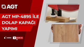 AGT MP4895 ile Dolap Kapağı Yapımı  AGT Mobilya Profilleri Kullanım Rehberi [upl. by Ginsberg540]