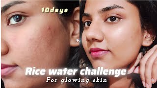 RICE WATER challenge for GLASS SKIN [upl. by Yanrahc]