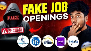 Fake Job Postings Kills your Effort 😱  Waste of Time  Beware  Job Search Tips Tamil [upl. by Schaab427]