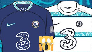 EXCLUSIVE Nike Chelsea FC 202223 KITS [upl. by Elfie]