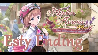 Atelier Rorona Plus NG Ep 1312 Esty Ending PS3 [upl. by Nahraf]