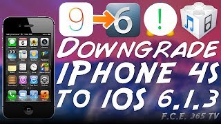 Downgrade iPhone 4S From iOS 934 To iOS 613 With Beehind [upl. by Einneb874]