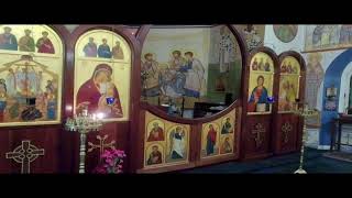 8222024 Akathist to the Theotokos chanted before her MyrrhStreaming Montreal Iveron Icon [upl. by Orpheus]