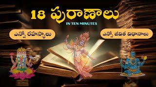 18  HINDHU PURANAS HISTORY amp ESSENCE IN JUST MINUTES [upl. by Erfert]