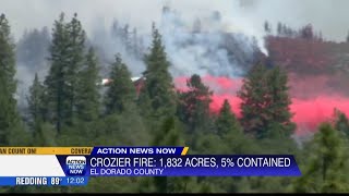 Crozier Fire 1832 acres 5 contained [upl. by Kele]