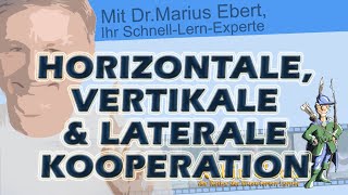 Kooperation auch Konzentration horizontal vertikal lateral [upl. by Sioled]