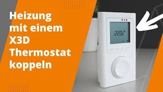 Verbindung der AeroFlow® Elektroheizung mit einem X3D Thermostat [upl. by Ainesell754]