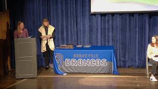 Bronxville Fall Sports Award Ceremony  December 2023 [upl. by Elocal362]