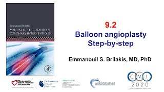 92 Manual of PCI  How to perform balloon angioplasty [upl. by Leopold725]