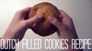 Typical Dutch filled cookies recipe [upl. by Leilamag]