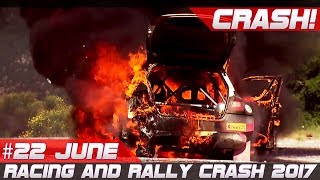 Racing and Rally Crash Compilation Week 22 June 2017 [upl. by Lamoureux]