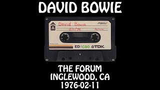 David Bowie  19760211  Inglewood CA  The Forum Audio [upl. by Iahc]