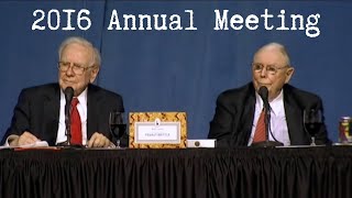 2016 Berkshire Hathaway Annual Meeting Full Version [upl. by Eugor]