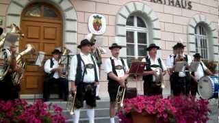 Bayerwaldkapelle Zwiesel  Zwieseler Grenzlandfest 2012 [upl. by Nerehs]