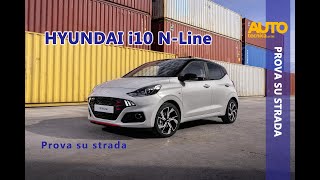 Hyundai i10 NLine piccola e sportiva come non ne faranno più [upl. by Enaek527]