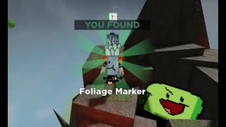 How to get FOLIAGE marker in FIND THE MARKERS Roblox  UPDATED 2024 [upl. by Rosenblast]