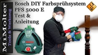 Bosch PFS 5000 E Feinsprühsystem  ausführlicher Test von M1Molter [upl. by Daly]