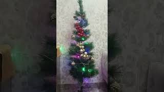 Christmas decoration ideas  Christmas decoration at home  How to decorate Christmas tree  shorts [upl. by Andra]