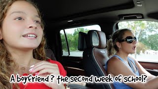 A boyfriend The second week of school  VLOG1897 [upl. by Eetnahs]