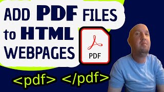 How to Add PDF Files to HTML Web Pages Using PDF JS Library  PDF Viewer [upl. by Lange]