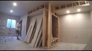 Basement Finishing  Time Lapse [upl. by Sergius914]