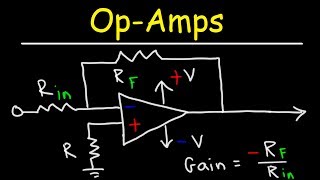 Operational Amplifiers  Inverting amp Non Inverting OpAmps [upl. by Greenes]