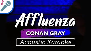 Conan Gray  Affluenza  Karaoke Instrumental Acoustic [upl. by Nytsirc]