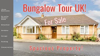 BUNGALOW TOUR UK Spacious Property For Sale £350000 Watton Norfolk  Longsons estate agents [upl. by Emmalynne]